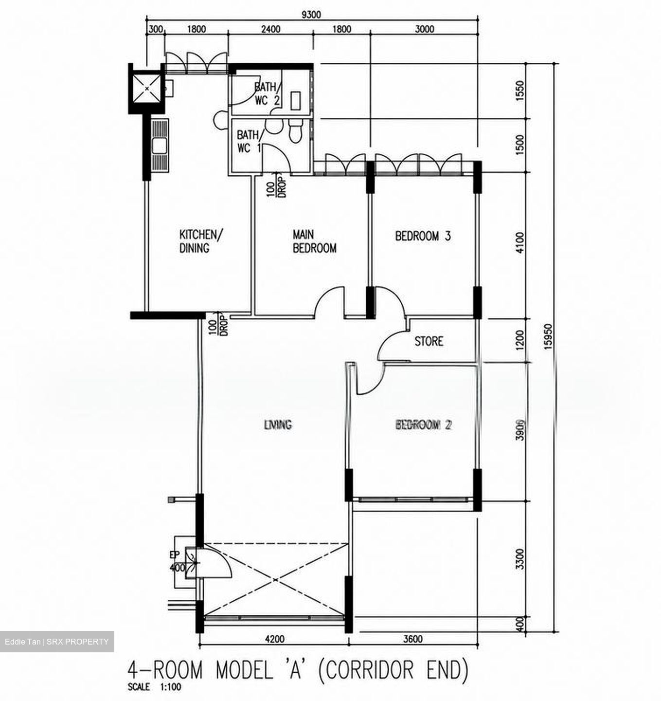 Blk 209 Tampines Street 21 (Tampines), HDB 4 Rooms #592965241